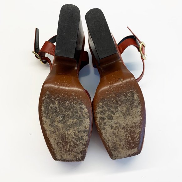 Celine Leather Suede Platform Heel - Picture 7 of 7